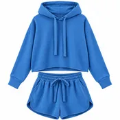 Area Code 407 Doria Hoodie Short Set