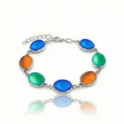 7 Oval Stones Bracelet