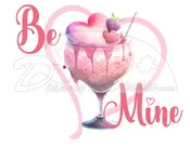 Be Mine Cocktail Sublimation Print