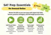 SAT/PSAT Prep Essentials Class - On-Demand Online