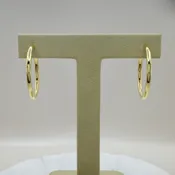 14kt Yellow Gold 30mm Hoop Earrings
