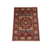 Afghan Area Rug 5'2" x 6'11" — SANTA KILIM