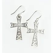 Abbey Gate Cross Earrings