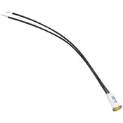 004158 125V Amber Signal Light W/ 10" Leads & 1/2" Fits Hole