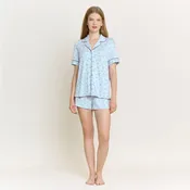 All American Shortie PJ Set in Dreamy Brunch