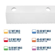 18" Midwest Rake Notched Easy Squeegee Blades