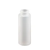 12 oz Natural HDPE Cylinder Bottle