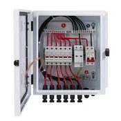 6 String Metal Solar Combiner Box | 20A Rated Current Fuse - In Store Only