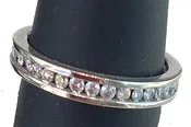 Alii 2pt Diamond Eternity Toe Ring in White Gold Setting