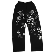 Anti Social Social Club - Assc - Illustrated Sweats Pants - Black