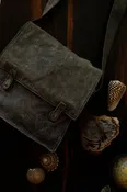 S C O U T ann demeulemeester distressed satchel