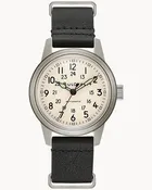 38mm Bulova 96A246 Hack White Dial Men's Automatic Wristwatch Steel Military