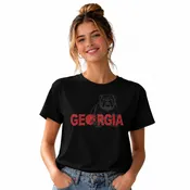 GA Game Day Layered Glitter Tee