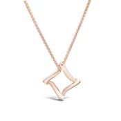 14k Rose Gold Trifold Pendant