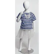Animated Egghead Youth Mannequin -- Small Size 4'2.5"H