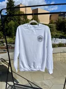 Olympia Horseshoe Fleece-Lined Crewneck