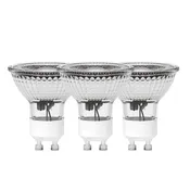 3pk LED GU10 3000K 4.5W dimbar