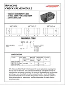 IFP MCV03 Check Valve Module