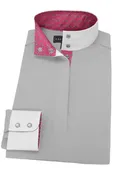 Bits "Dusk" Ladies Grey Performance Long Sleeve Show Shirt