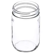 12 oz Clear Glass Canning Jar 70-450 Neck Finish