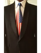 AMERICAN FLAG NECKTIE