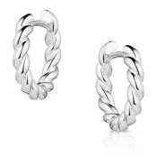 Braided Elegance Hoop Earrings