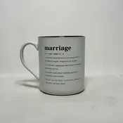 ABOUT FACE CERAMIC MUG MARRIAGE 20 OZ