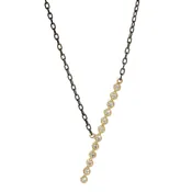 12 Bezel Lean Necklace