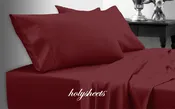 Burgundy HolySheets Set – Luxury Bamboo Collection