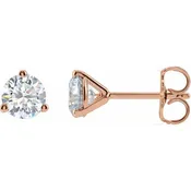 14K Gold Lab-Grown Diamond Stud Earrings - Options Available