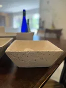 Coquina Textured Trapezoid Bowl