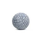 Elaine Smith 12" Channel Bleu Orb Outdoor Pillow