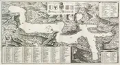Abbildung der 4. Waldtstatten See: Merian c.1650