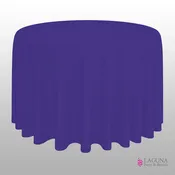 120" Round Table Cover, Purple