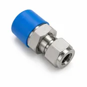 1/2" Male x 3/8" Female 10,000 PSI NPT Straight Adapter – Oil & Gas Fitting