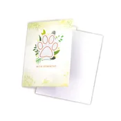 Sympathy Paw & Seed Kit Card
