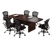72″ Boat Shape Conference Table