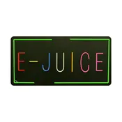 LED Sign, 35.43" x 17.71", RGB, Bright Neon, Energy-Efficient, Safe, Durable- E-JUICE Sign
