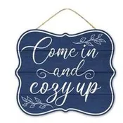 10.5"L X 9"H OUR HOME SIGNS - BLUE - AP7225-B