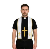 2PC Mens Priest Costume Kit