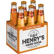 HENRYS HARD ORANGE 12OZ 6PK