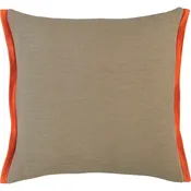 Oat / Orange Throw Pillow — J.J. Poole Opticians