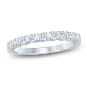 Chosen Certified Diamond Anniversary Ring 1/2 ct tw 14K White Gold