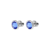 100039/21 - Silver Bocconi Flat Stud Earrings