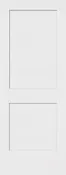 80" Monroe 2 Panel Shaker Solid Core Smooth Single Door|1-3/8" Thick