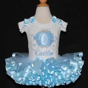1st Birthday Outfit Princess - Cinderella princess birthday set