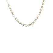 14k Gold Paperclip Chain 2.1mm 18"