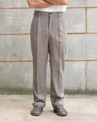 Alton Pleated Trousers Prince of Wales