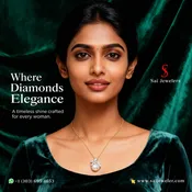 18KT DIAMOND NECKLACE GROSS WT: 6.86GM, GOLD WT: 4.08GM, DIA WT: 0.43CT