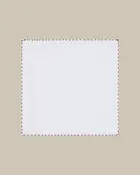 Carlton Linen Cross Stitch Border Pocket Square
